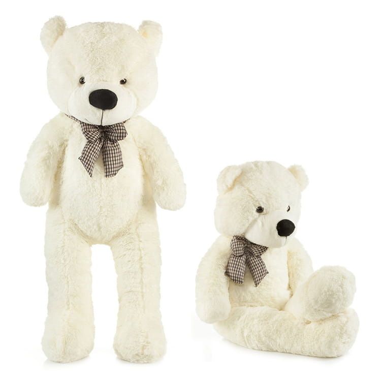 Viking Choice Knuffelbeer - Teddybeer XXL - 220 cm - wit