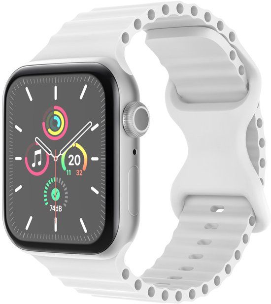 imoshion Athletic siliconenbandje voor de Apple Watch | 44/45/46/49 mm - Wit
