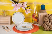 Excelsa Italiaans Design Dripping Bestekset – 24-delig – Veelkleurig – Speels Design