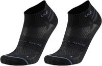 UYN Sokken Set van 2 Zwart Maat 39-41 Unisex Katoen/Polyamide/Elastaan