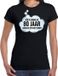 Bellatio Decorations Shoppartners Bv Ben ik eindelijk 80 jaar verjaardag cadeau t-shirt / shirt - zwart - voor dames - verjaardags shirt / 80 jaar / outfit XS