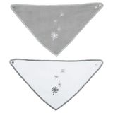 BABYCALIN - Set van 2 slabbetjes geboorte bandana - Bio