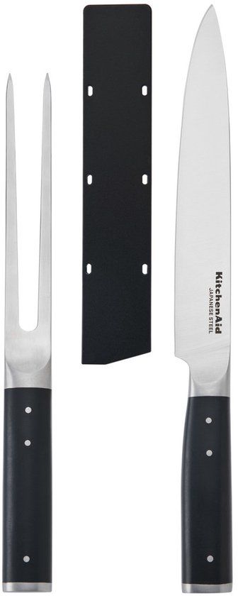 KitchenAid Trancheerset, RVS, Zwart