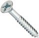 De The Hillman Group 40816 platte kop Phillips houten schroef, 6-inch x 1-inch, 100-pack