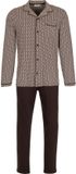Pastunette Urban Essence Pyjama Lange Mouw Katoen Beige/Bruin Maat M