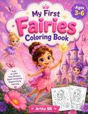 Fairy Coloring Book for Kids Ages 3-6