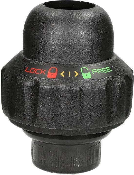 Tom Balhoofdstel Met Geïntegreerd Stuurslot 1 1/8 Inch Zwart