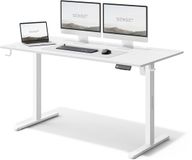 SENSE7 NOJO Zit Sta Bureau Elektrisch Verstelbaar 140 x 70 cm Wit