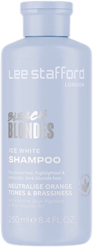 Lee Stafford Bleach Blondes Ice White Shampoo 250ml