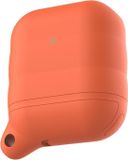 By Qubix AirPods 1/2 hoesje siliconen waterproof series - soft case - oranje