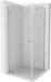 Mexen Roma Duo porte battante cabine de douche 70 x 70 cm, transparent, chrome