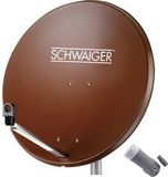 Schwaiger Satellietinstallatie 80 cm Steenrood