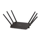 Talius TAL-RT2100GLAN routeur WLAN Gigabit 2100 Mbps, double bande, 4 ports, 6 antennes