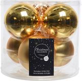 Decoris Kaemingk B.V. Kerstballen glas goud 8cm 6st.
