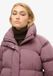 Superdry Maxi lange pufferjas Dames Flint Purple