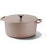 Cook & Pan Braadpan Fonte Taupe of Mind 6,5L Ø 28 cm