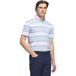 adidas Polo Ultimate360 Jumbo Stripe, lichtblauw/wit