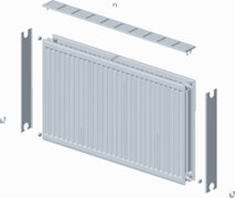 Stelrad Compact paneelradiator type 22 500 x 900 mm 1345 w wit ral 9016