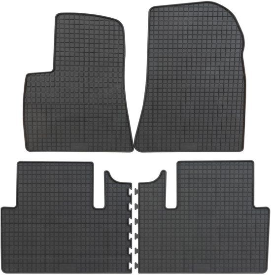 Petex Rubbermatten Tesla Model 3 2017-heden (complete set) - Zwart