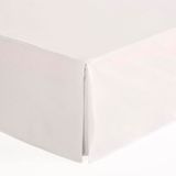 Bankhoes, 180 x 190/200 cm, voor boxspringbed, 180 cm, wit