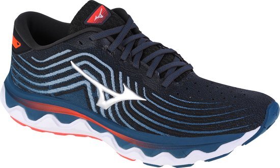 Mizuno_WaveHorizon6_Hardloopschoenen_Heren_Zwart