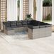Maison Exclusive - Ensemble de jardin, 12 pièces, avec coussins gris clair, en polyrotin