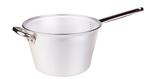 Pentole Agnelli Ketel voor polenta - Aluminium - 5 mm - Zilver