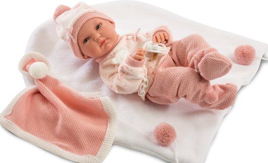 Llorens Bimba - Babypop - 35 cm - Met Kleding En Speen