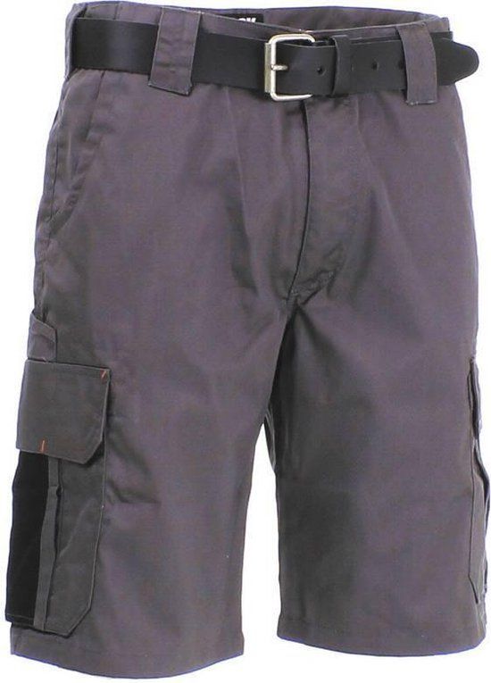 Herock Tyrus korte werkbroek essentials (0901) - Grijs | Zwart - 46