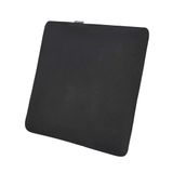 Amazon Basics Zitkussen van traagschuim, vierkant, 37,6 x 38 x 3 cm, zwart