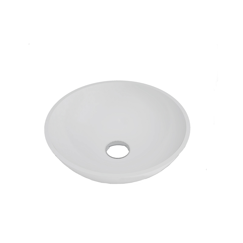 Badkamerplanet Solid Surface Waskom Aquino rond 38x38x12 cm