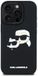 Karl Lagerfeld Klhcp16xrbckchlk iPhone 16 Pro Max Housse de téléphone Noir