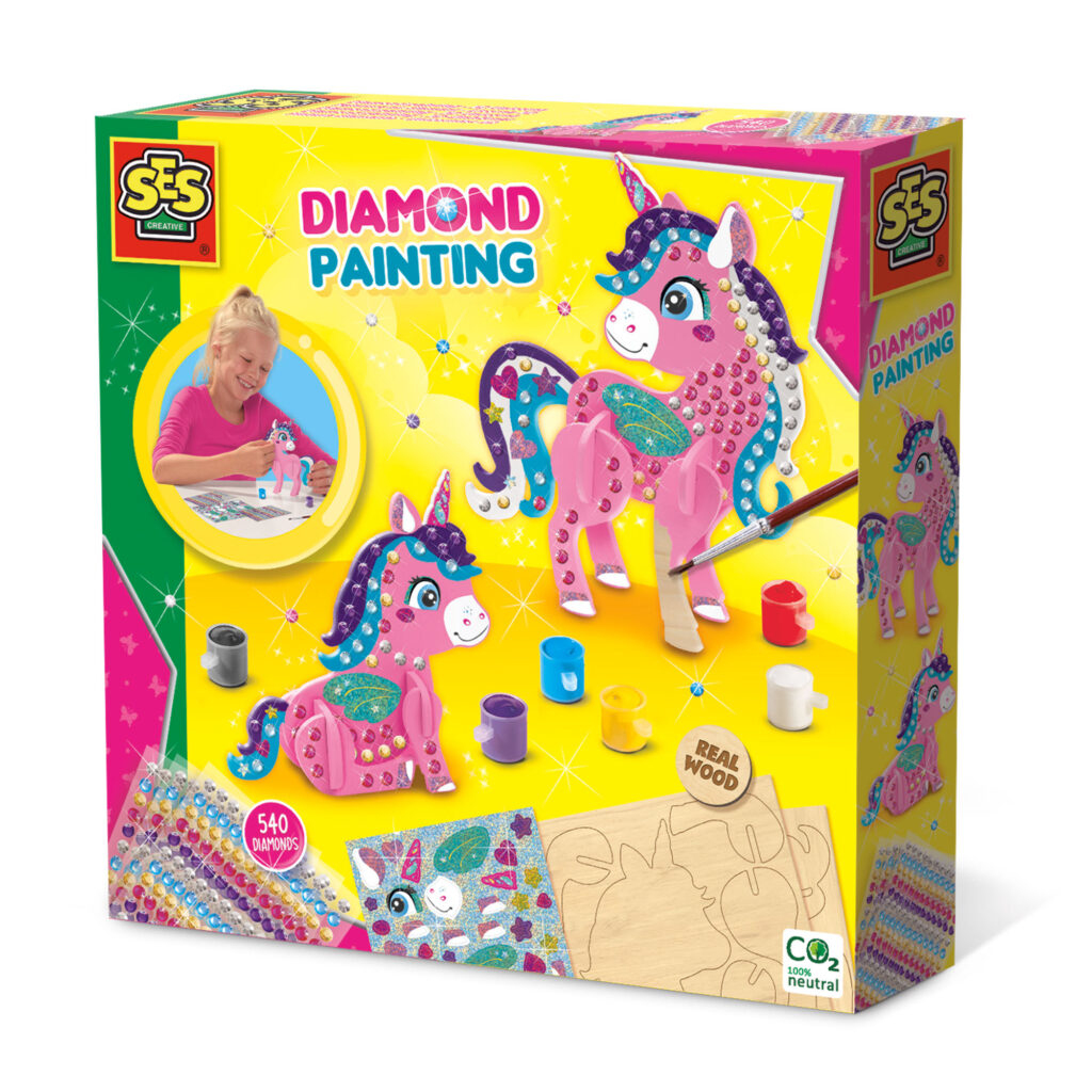 SES Creative Diamond painting - 3D Unicorns