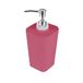 douceur d'intérieur Zeepdispenser (7,3 x 7,3 x 18 cm), framboos, kunststof Soft Touch