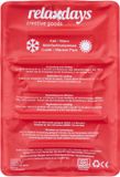 Relaxdays cold pack - 25 x 36 cm - gel pack - herbruikbaar - rood