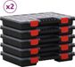 vidaXL Assortimentsdozen 10 stuks 34,5x25x5 cm polypropeen
