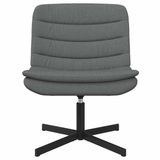vidaXL Fauteuil Donkergrijs Stof 63 x 75 x 76 cm