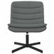 vidaXL Fauteuil Donkergrijs Stof 63 x 75 x 76 cm