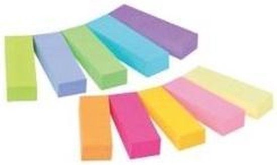 Post-it 670-10AB Index Vlaggen - Assorted Colors - 10 Packs of 50 Strips