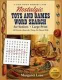 Nostalgic Toys and Games Word Search for Seniors - Large Print