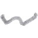 Merkloos Folieslinger zilver folie 15 cm x 2 m kerstboom decoratie