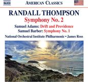 Thompson: Symphony No. 2, Adams: Drift and Providence, Barber: Symphony No. 1