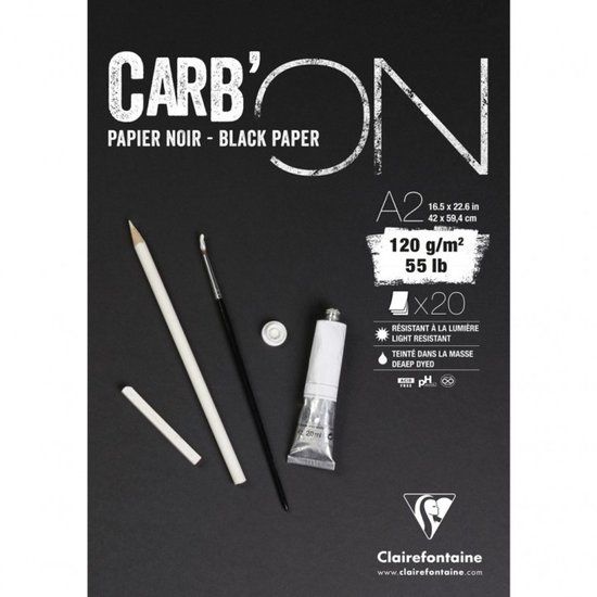 Clairefontaine 3329689750417, Kunstpapier, 120 g/m², 20 vel