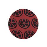 Questo Casa Ronde digitaal bedrukte muismat, antislip onderkant, voor kantoor en thuis, diameter: 22 cm