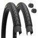 2 zwarte banden 28 x 1 1/2 (40-635) + luchtkamers straatbanden citybike trekkingfiets 28 inch