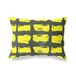 BonaMaison Neon Geel-Rook Decoratieve Kussensloop, Kussenhoezen Bank, Decoratieve Kussenhoesjes, Kussensloop; Sofa, Slaapkamer, Kantoor, Auto 45x60 Cm - Ontworpen en vervaardigd in Turkije