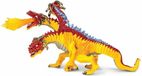 Safari Speelfiguur Vuurdraak Junior 13 X 12 Cm Geel/rood