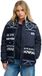 Superdry - Fleece Onion Quilt Hybrid Jas - Dames - Azteeks Blauw