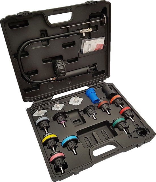 Weber Tools Koelsysteemtest set met 13 testadapters