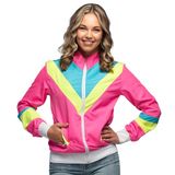 Boland Trainingsjasje Retro Babe Neonroze XL